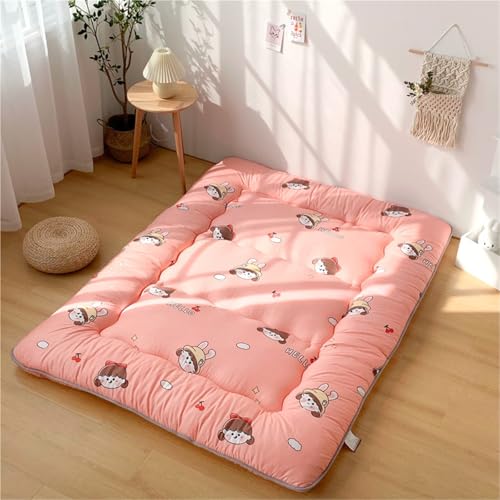 hxoity 10 cm Dick Tatami-Schlafmatratze Faltbare Rollmatte Japanische Futon-Matratze Weich Und Bequem Tragbar Faltbare Bodenmatratze Für Schlafsäle von hxoity