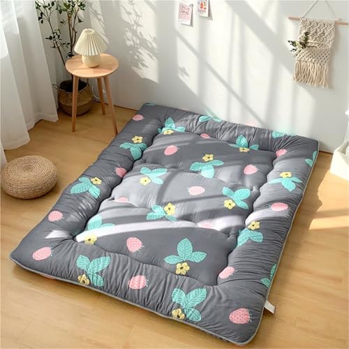 hxoity 10 cm Dick Tatami-Schlafmatratze Faltbare Rollmatte Japanische Futon-Matratze Weich Und Bequem Tragbar Faltbare Bodenmatratze Für Schlafsäle von hxoity