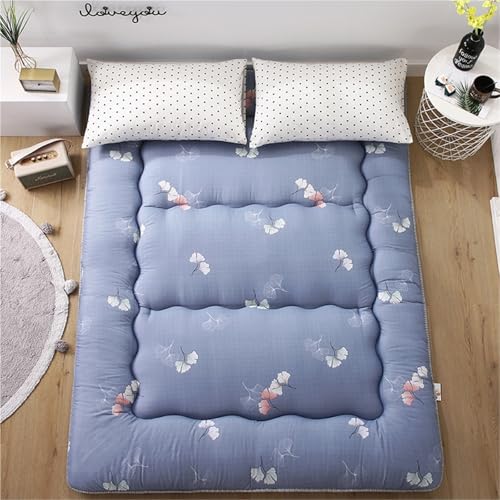 hxoity 10 cm Dick Tatami-Schlafmatratze Faltbare Rollmatte Japanische Futon-Matratze Weich Und Bequem Tragbar Faltbare Bodenmatratze Für Schlafsäle von hxoity