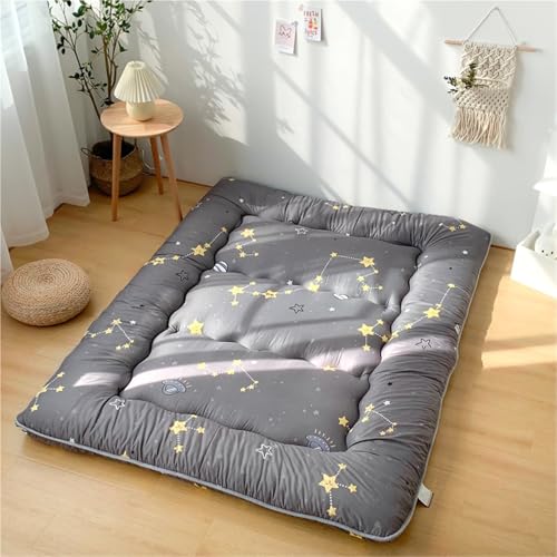 hxoity Japanische Futon-Matratze 10 cm Dick Tatami-Schlafmatratze Faltbare Rollmatte Bodenbettunterlage Faltbare Bodenbettunterlage Matratze Für Jungen, Mädchen, Erwachsene Und Studentenwohnheime von hxoity
