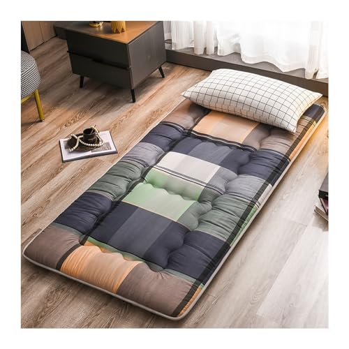 hxoity Japanische Futon -Matratze 5 cm Verdicken Tatami Schlafmatte Gästepad Ausrollen Liege Couch Bodenbett Futon Matte Jungen- Und Mädchen -Schlafsaalmatratze von hxoity