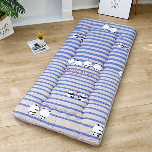 hxoity Japanische Futon -Matratze Rollende Matratze 4 cm Verdicken Tatami Schlafmatte Faltbar Liege Couch Bodenbett Futon Matte Für Jungen Mädchenstudentische Schlafsaalpolster von hxoity