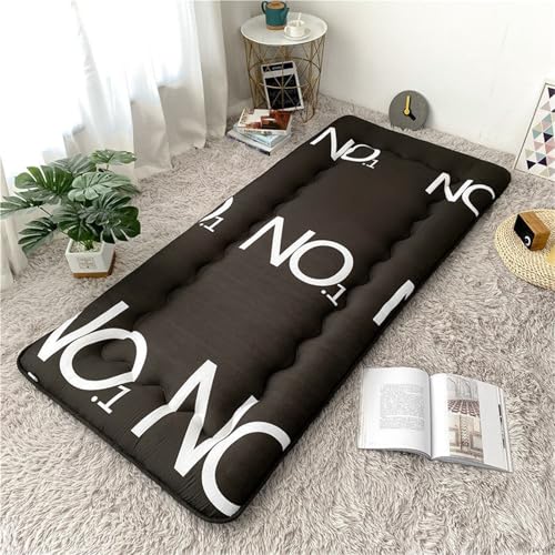 hxoity Japanische Futon -Matratze Rollende Matratze 4 cm Verdicken Tatami Schlafmatte Faltbar Liege Couch Bodenbett Futon Matte Für Jungen Mädchenstudentische Schlafsaalpolster von hxoity