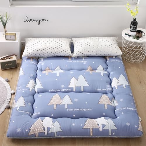 hxoity Japanische Futon Matratze Tatami Schlaf Matratze Verdicken 8-10 cm Tragbar Boden Liege Couch Bett Polster Schlafsaal Klapp Matte Jungen Mädchen In Voller Größe Doppel Schlaf Matte von hxoity