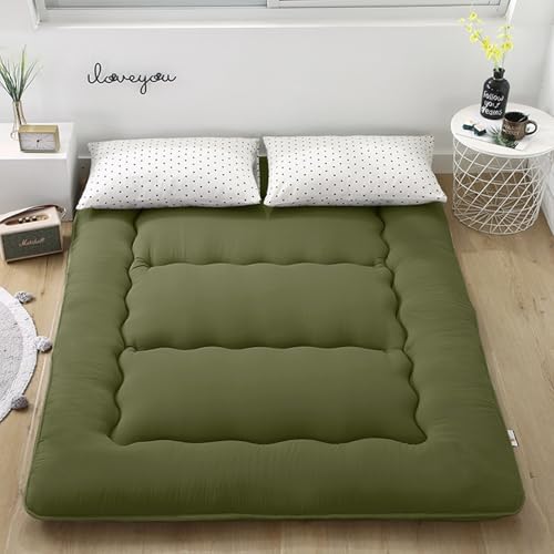 hxoity Japanische Futon Matratze Tatami Schlaf Matratze Verdicken 8-10 cm Tragbar Boden Liege Couch Bett Polster Schlafsaal Klapp Matte Jungen Mädchen In Voller Größe Doppel Schlaf Matte von hxoity