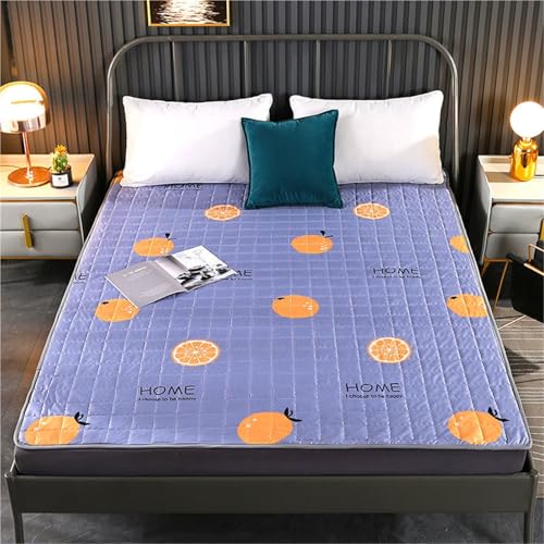 hxoity Tatami-Schlafmatte Kindermatratze Weich Und rutschfest Japanische Futon-Matratze Cartoon-Stil Faltmatte Für Studentenwohnheime Liege-Couch-Bodenbettunterlage von hxoity