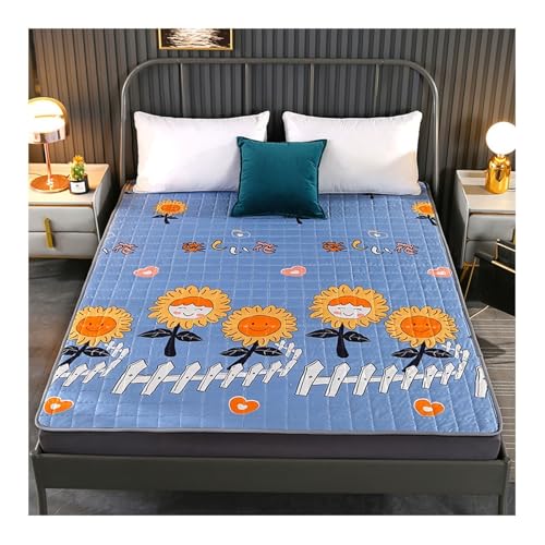 hxoity Tatami-Schlafmatte Kindermatratze Weich Und rutschfest Japanische Futon-Matratze Cartoon-Stil Faltmatte Für Studentenwohnheime Liege-Couch-Bodenbettunterlage von hxoity