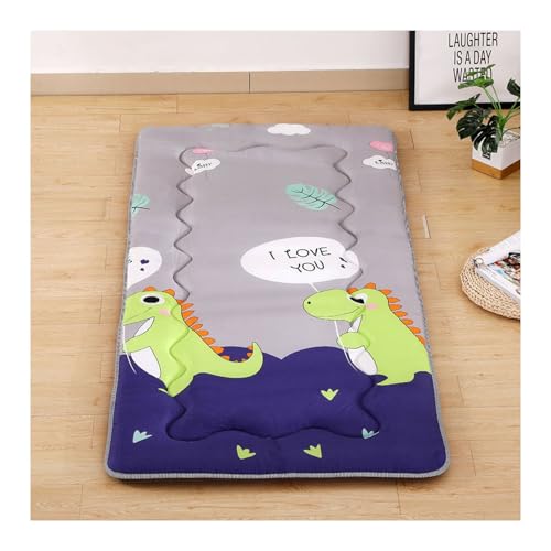 hxoity Tatami Schlafpad 5 cm Verdicken Japanische Futon -Matratze Cartoon -Druckstil Studentenwohnheimmatratze Liege Couch Bodenbett Futon Matte von hxoity