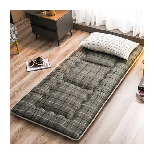 hxoity Tatami Schlafpad 5 cm Verdicken Japanische Futon -Matratze Cartoon -Druckstil Studentenwohnheimmatratze Liege Couch Bodenbett Futon Matte von hxoity