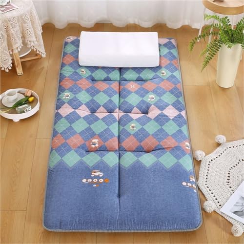 hxoity Tragbare Tatami-Schlafmatte Faltbar 4 cm Dick Weiche, rutschfeste Kindermatratze Japanische Futon-Matratze Faltbare Rollmatte Jungen Mädchen Erwachsene Studentenwohnheim Bodenmatte hxoity Tragbare Tatami-Schlafmatte Faltbar 4 cm Dick Weiche, rutschfeste Kindermatratze Japanische Futon-Matratze Faltbare Rollmatte Jungen Mädchen Erwachsene Studentenwohnheim Bodenmatte von hxoity