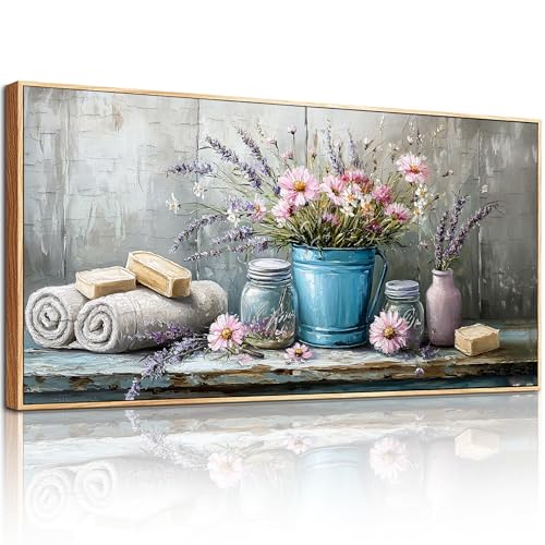 hyidecorart Wandbilder Wohnzimmer Groß, 50x100 cm Blumen Leinwandbilder mit Rahmen, Natur Wanddeko Aesthetic Schlafzimmer Büro Flur Esszimmer Arbeitszimmer Treppe hyidecorart Wandbilder Wohnzimmer Groß, 50x100 cm Blumen Leinwandbilder mit Rahmen, Natur Wanddeko Aesthetic Schlafzimmer Büro Flur Esszimmer Arbeitszimmer Treppe von hyidecorart