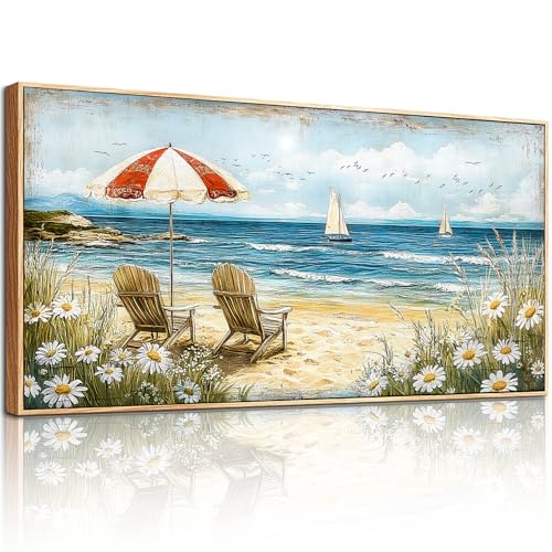hyidecorart Wandbilder Wohnzimmer Groß, 50x100 cm Blumen Strand Leinwandbilder mit Rahmen, Natur Wanddeko Aesthetic Schlafzimmer Büro Flur Esszimmer Arbeitszimmer Treppe hyidecorart Wandbilder Wohnzimmer Groß, 50x100 cm Blumen Strand Leinwandbilder mit Rahmen, Natur Wanddeko Aesthetic Schlafzimmer Büro Flur Esszimmer Arbeitszimmer Treppe von hyidecorart