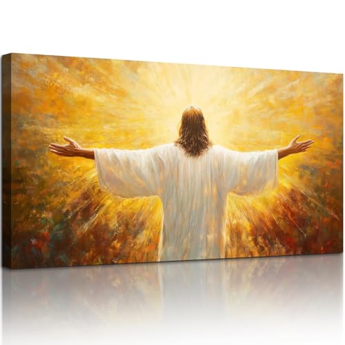 hyidecorart Wandbilder Wohnzimmer Groß, 59x119 cm Jesus Christentum Leinwand Bilder, ReligiöSe Bilder Schlafzimmer Aesthetic Büro Flur Zimmer Arbeitszimmer Treppe hyidecorart Wandbilder Wohnzimmer Groß, 59x119 cm Jesus Christentum Leinwand Bilder, ReligiöSe Bilder Schlafzimmer Aesthetic Büro Flur Zimmer Arbeitszimmer Treppe von hyidecorart