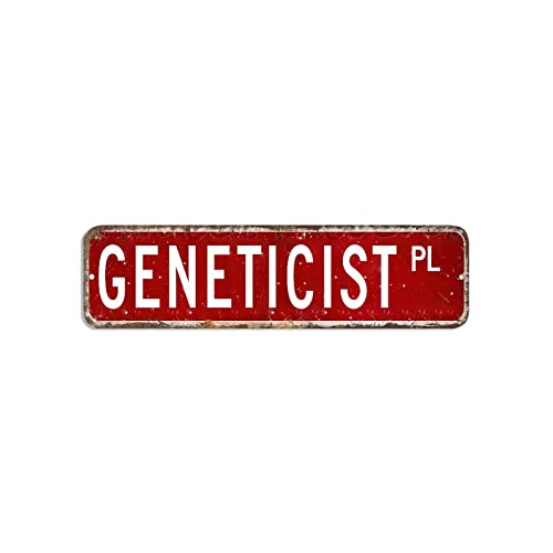 Aluminiumschild "Genetiker", Geschenk für Genetiker, 7,6 x 30,5 cm, einfach zu montieren, antikes Poster, Plakette für Zuhause, Männerhöhle, Garage, Pubs, Club Aluminiumschild "Genetiker", Geschenk für Genetiker, 7,6 x 30,5 cm, einfach zu montieren, antikes Poster, Plakette für Zuhause, Männerhöhle, Garage, Pubs, Club von hyxxiqin0e