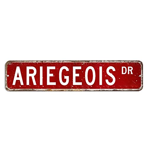 Ariegeois Straßenschild Welpe, Blechschild, 10,2 x 45,7 cm, einfach zu montieren, Metall-Wandkunst, antikes Poster, Plakette für Bauernhaus, Zaun, Haus, Männerhöhle Ariegeois Straßenschild Welpe, Blechschild, 10,2 x 45,7 cm, einfach zu montieren, Metall-Wandkunst, antikes Poster, Plakette für Bauernhaus, Zaun, Haus, Männerhöhle von hyxxiqin0e