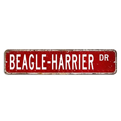 Beagle-Harrier Straßenschild Doggy Blechschild 10,2 x 45,7 cm, personalisierbar, winddicht, Metall-Wandkunst, Vintage-Metallschild für Zuhause, Büro, Restaurant, Garage Beagle-Harrier Straßenschild Doggy Blechschild 10,2 x 45,7 cm, personalisierbar, winddicht, Metall-Wandkunst, Vintage-Metallschild für Zuhause, Büro, Restaurant, Garage von hyxxiqin0e