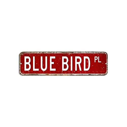 Blauer Vogel Straßenschild Tierwarn-Blechschild 7,6 x 30,5 cm benutzerdefiniertes rostfreies Metall-Blechschild Bauernhaus-Poster Plakette für Lane Avenue Street Way Man Cave Blauer Vogel Straßenschild Tierwarn-Blechschild 7,6 x 30,5 cm benutzerdefiniertes rostfreies Metall-Blechschild Bauernhaus-Poster Plakette für Lane Avenue Street Way Man Cave von hyxxiqin0e