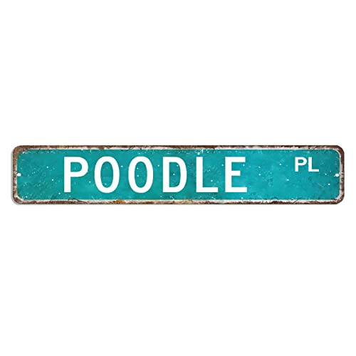 Blechschild Pudel Straßenschild Babytiere 7,6 x 45,7 cm benutzerdefiniertes rostfreies Aluminiumschild schickes Schild Blechschild für Landhaus, Küche, Restaurant Blechschild Pudel Straßenschild Babytiere 7,6 x 45,7 cm benutzerdefiniertes rostfreies Aluminiumschild schickes Schild Blechschild für Landhaus, Küche, Restaurant von hyxxiqin0e