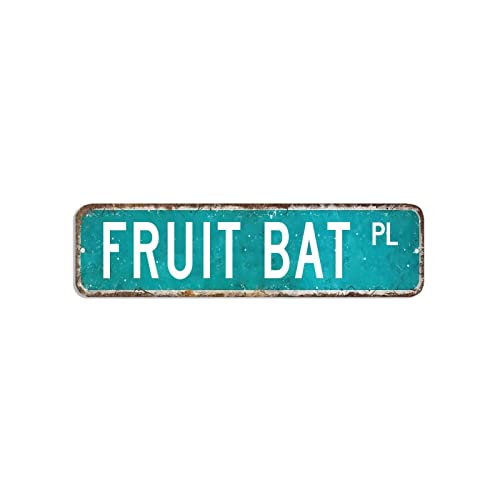 Blechschild mit Obstfledermaus-Motiv, Zoo-Gehege, 7,6 x 30,5 cm, personalisierbar, einfach zu montieren, schickes Blechschild für Bar, Café, Pub, Garage, Küche Blechschild mit Obstfledermaus-Motiv, Zoo-Gehege, 7,6 x 30,5 cm, personalisierbar, einfach zu montieren, schickes Blechschild für Bar, Café, Pub, Garage, Küche von hyxxiqin0e