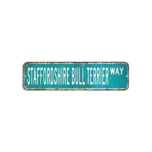 Brasilianischer Terrier Straßenschild Welpe, Blechschild, 7,6 x 30,5 cm, wetterfest, Aluminiumschild, antikes Poster, Plakette für Zuhause, Küche, Restaurant, Männerhöhle von hyxxiqin0e