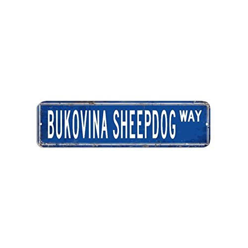 Bukovina Sheepdog Straßenschild Spoiled Dogs Blechschild 7,6 x 30,5 cm personalisiertes, rostfreies Aluminiumschild, antikes Schild, Blechschild für Bar, Pub, Club, Café, Zuhause, Männerhöhle Bukovina Sheepdog Straßenschild Spoiled Dogs Blechschild 7,6 x 30,5 cm personalisiertes, rostfreies Aluminiumschild, antikes Schild, Blechschild für Bar, Pub, Club, Café, Zuhause, Männerhöhle von hyxxiqin0e