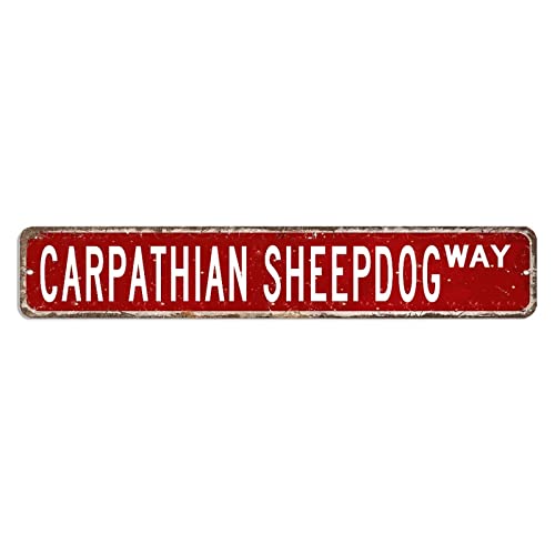 Carpathian Sheepdog Straßenschild You Me and The Dogs Metallschild, 7,6 x 45,7 cm, rostfreies Aluminiumschild, Bauernhaus, Wandschild, Dekoration für Zuhause, Büro, Garage Carpathian Sheepdog Straßenschild You Me and The Dogs Metallschild, 7,6 x 45,7 cm, rostfreies Aluminiumschild, Bauernhaus, Wandschild, Dekoration für Zuhause, Büro, Garage von hyxxiqin0e