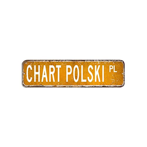 Chart Polski Straßenschild Tierwarn-Blechschild 7,6 x 30,5 cm, benutzerdefiniertes, rostfreies Metall-Blechschild, lustige Wanddekoration, Kunst für Bar, Pub, Geschäft, Straße, Zuhause, Männerhöhle Chart Polski Straßenschild Tierwarn-Blechschild 7,6 x 30,5 cm, benutzerdefiniertes, rostfreies Metall-Blechschild, lustige Wanddekoration, Kunst für Bar, Pub, Geschäft, Straße, Zuhause, Männerhöhle von hyxxiqin0e