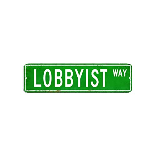 Lobbyist Straßenschild Lobbyist Dekor Beruf Metallschild 7,6 x 30,5 cm personalisiertes, wetterfestes Metall-Blechschild rustikale Eisenmalerei für Bauernhaus, Zaun, Haus, Männerhöhle Lobbyist Straßenschild Lobbyist Dekor Beruf Metallschild 7,6 x 30,5 cm personalisiertes, wetterfestes Metall-Blechschild rustikale Eisenmalerei für Bauernhaus, Zaun, Haus, Männerhöhle von hyxxiqin0e
