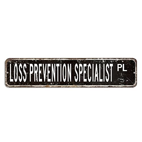 Loss Prevention Specialist Straßenschild, Verlustprävention, Spezialist, Geschenk, Beruf, Blechschild, 10,2 x 45,7 cm, personalisierbar, einfach zu montieren, Aluminiumschild, antikes Metallschild für Loss Prevention Specialist Straßenschild, Verlustprävention, Spezialist, Geschenk, Beruf, Blechschild, 10,2 x 45,7 cm, personalisierbar, einfach zu montieren, Aluminiumschild, antikes Metallschild für von hyxxiqin0e