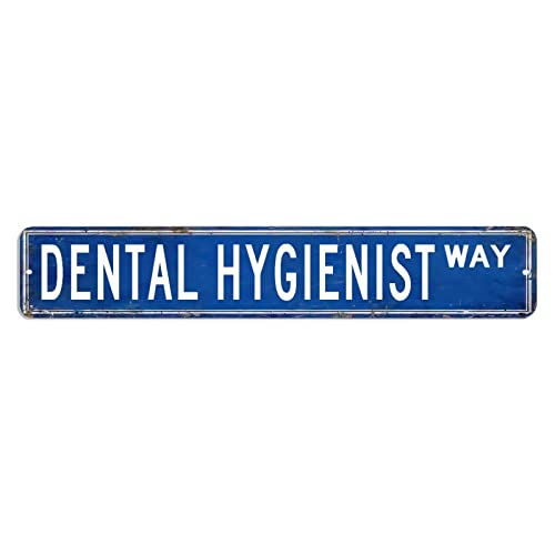 Metallschild für Dentalhygieniker, Geschenk, Beruf, 7,6 x 45,7 cm, personalisierbar, einfach zu montieren, antikes Metallblechschild, Wanddekoration für Straße, Zuhause, Bar, Club, Küche Metallschild für Dentalhygieniker, Geschenk, Beruf, 7,6 x 45,7 cm, personalisierbar, einfach zu montieren, antikes Metallblechschild, Wanddekoration für Straße, Zuhause, Bar, Club, Küche von hyxxiqin0e