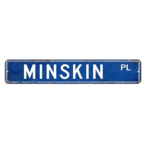 Minskin Straßenschild, Tierwarnung, Metallschild, 7,6 x 45,7 cm, benutzerdefiniert, einfach zu montieren, Aluminiumschild, Wandschild, Poster für Wohnzimmer, Esszimmer, Schlafzimmer Minskin Straßenschild, Tierwarnung, Metallschild, 7,6 x 45,7 cm, benutzerdefiniert, einfach zu montieren, Aluminiumschild, Wandschild, Poster für Wohnzimmer, Esszimmer, Schlafzimmer von hyxxiqin0e