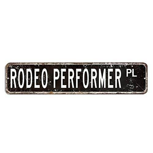 Rodeo Performer Straßenschild Rodeo Performer Geschenk Beruf Metallschild 10,2 x 45,7 cm personalisiertes, lichtbeständiges Metall-Blechschild, modisches Schild, Dekoration für Zuhause, Garten, Cafés Rodeo Performer Straßenschild Rodeo Performer Geschenk Beruf Metallschild 10,2 x 45,7 cm personalisiertes, lichtbeständiges Metall-Blechschild, modisches Schild, Dekoration für Zuhause, Garten, Cafés von hyxxiqin0e
