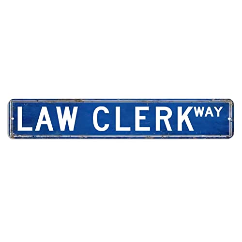Straßenschild für Rechtsangestellte, Anwalt, Liebhaber, Geschenk, Beruf, Aluminiumschild, 7,6 x 45,7 cm, personalisierbar, langlebiges Aluminium-Metallschild, Inspiration, Metallschild für Bar, Pub Straßenschild für Rechtsangestellte, Anwalt, Liebhaber, Geschenk, Beruf, Aluminiumschild, 7,6 x 45,7 cm, personalisierbar, langlebiges Aluminium-Metallschild, Inspiration, Metallschild für Bar, Pub von hyxxiqin0e