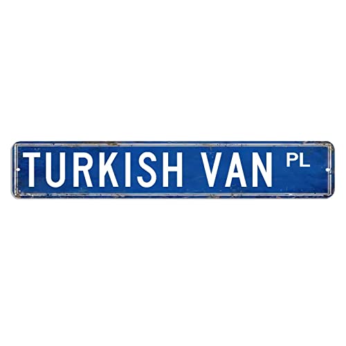 Türkisches Van-Straßenschild Zoo-Gehege, Blechschild, 7,6 x 45,7 cm, einfach zu montieren, Aluminiumschild, schickes Schild, Blechschild für Bar, Campingplatz, Seehaus, Hütte Türkisches Van-Straßenschild Zoo-Gehege, Blechschild, 7,6 x 45,7 cm, einfach zu montieren, Aluminiumschild, schickes Schild, Blechschild für Bar, Campingplatz, Seehaus, Hütte von hyxxiqin0e