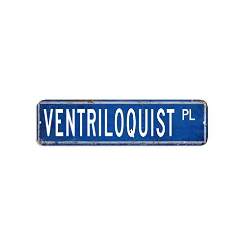 Ventriloquist Straßenschild Bauchredner Dekor Beruf Aluminiumschild 7,6 x 30,5 cm personalisiertes, winddichtes Metallschild rustikales Metallschild für Männerhöhle, Bar, Garage, Tankstelle Ventriloquist Straßenschild Bauchredner Dekor Beruf Aluminiumschild 7,6 x 30,5 cm personalisiertes, winddichtes Metallschild rustikales Metallschild für Männerhöhle, Bar, Garage, Tankstelle von hyxxiqin0e