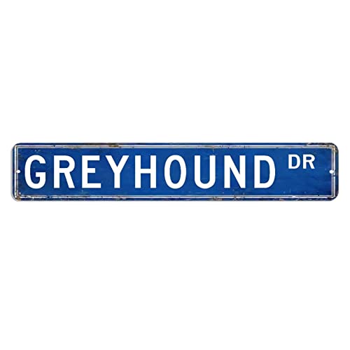 Windhund-Straßenschild, Hundebesitzer, Geschenk, Metallschild, 7,6 x 45,7 cm, winddicht, Retro-Metallschild für Garage, Leute, Höhle, Geschäft, Bar Windhund-Straßenschild, Hundebesitzer, Geschenk, Metallschild, 7,6 x 45,7 cm, winddicht, Retro-Metallschild für Garage, Leute, Höhle, Geschäft, Bar von hyxxiqin0e