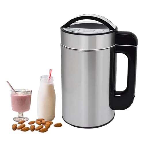 hzexun Pflanzenmilchbereiter Heizleistung 800 Watt, Mixer, Sojamilchbereiter, Suppenbereiter & Nussmilchbereiter für Porridge & Säfte, Touchdisplay, 1.5 Liter von hzexun