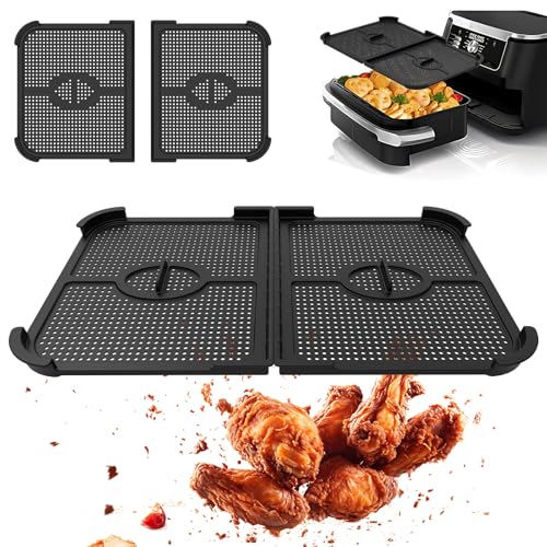 2 Stück Spritzschutz für Ninja AF500, Silikon Spritzschutz für Ninja Heißluftfritteuse Zubehör, Airfryer Zubehör für Ninja Heizspirale und Ventilator (Stil2) von hzuisst