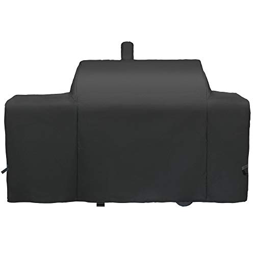 i COVER Grillabdeckung für Oklahoma Joe's Longhorn Combo Holzkohle Gas Smoker & Grill Abdeckung Heavy Duty Wasserdicht Patio Outdoor Canvas Barbeque BBQ Grill Smoker Cover von i COVER