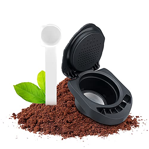 Kapseladapter für Dolce Gusto Adapter,Wiederverwendbarer Kaffeepads-Adapter für Espresso-Kapseln Kompatibel mit Dolce Gusto Genio S/Piccolo XS von i Cafilas