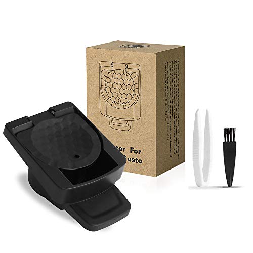 Wiederverwendbare Kapsel-Adapter Kaffeekapseln für Dolce Gusto Maschinen,Wiederbefüllbare Kapsel-Adapter zum Nachfüllen Kompatibel mit Dolce Gusto Kapselhalter von i Cafilas