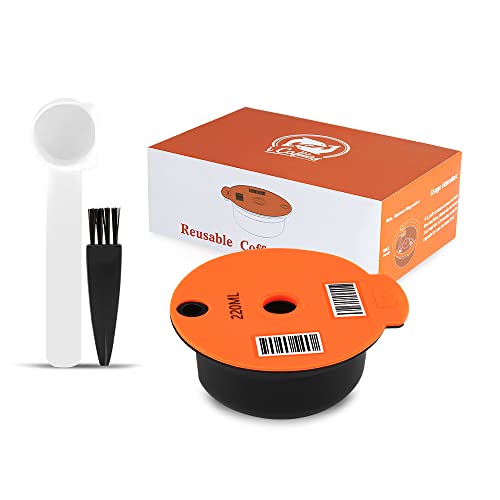 I Cafilas Wiederbefüllbare Kaffeekapsel für Tassimo Bosch - Wiederverwendbare Refill-Kapsel, Kaffeefilter + Tamper (220ml) von i Cafilas