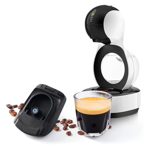 i Cafilas Wiederverwendbare Kaffeekapseln Adapter Kompatibel mit Dolce Gusto lumio,Kapseladapter für Dolce Gusto Lumio,nachfüllbarer Dolce Gusto Lumio Adapter für Nespresso Original Kapseln von i Cafilas