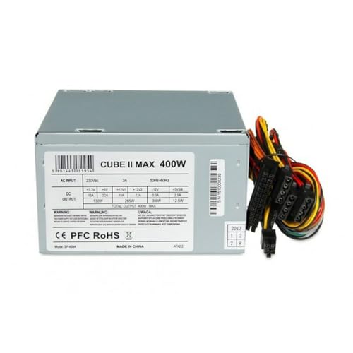 iBox Cube II Power Supply Unit 400 W 20+4 pin ATX ATX Silver von i-box