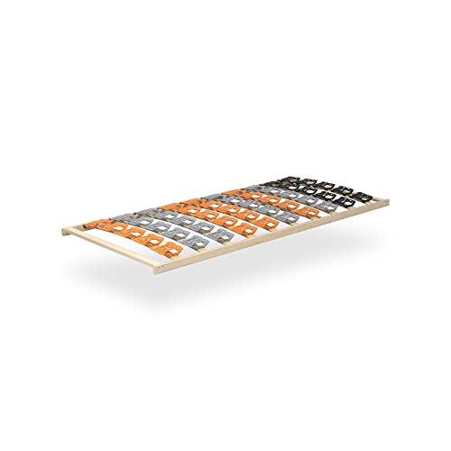 i-flair 7-Zonen Lattenrost TFlex50F 120x200 cm Teller Lattenrahmen Hergestellt in der EU - Starr von i-flair