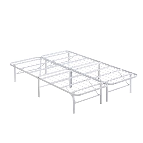 i-flair Klappbett Metall 140x200 cm Letto in Weiß – Faltbares Gästebett mit stabilem Rahmen & Stauraum – platzsparendes Metallbett für Gäste, langlebiges Faltbett, klappbar & leicht zu verstauen i-flair Klappbett Metall 140x200 cm Letto in Weiß – Faltbares Gästebett mit stabilem Rahmen & Stauraum – platzsparendes Metallbett für Gäste, langlebiges Faltbett, klappbar & leicht zu verstauen von i-flair