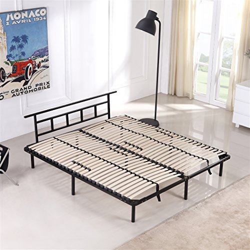 i-flair Metallbett 180x200 cm, Futonbett - für alle Matratzen geeignet von i-flair