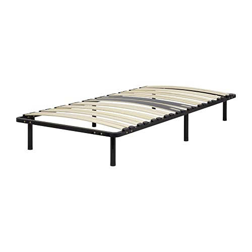 i-flair Metallbett Lattenrost 80x200 cm, Gästebett auf Füßen mit Stauraum, Lattenrahmen Ergo IF28 - für alle Betten geeignet von i-flair