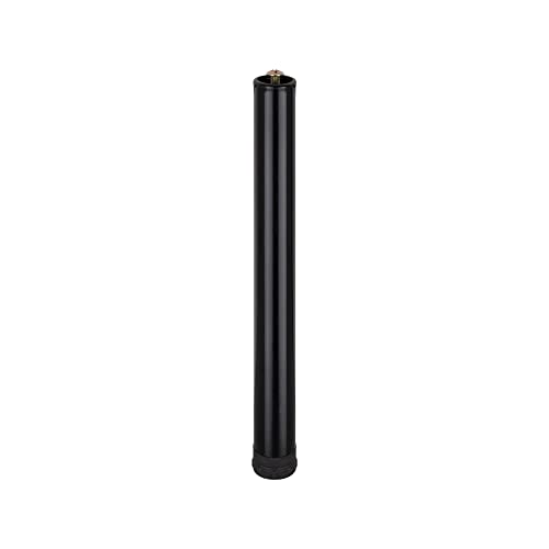i-flair Metallfuß Möbelfuß Stützfuß, 1 Fuß in 35 cm Höhe in I-Form zum Nachrüsten für Möbel wie Lattenroste, Betten, Schränke usw. in Schwarz von i-flair