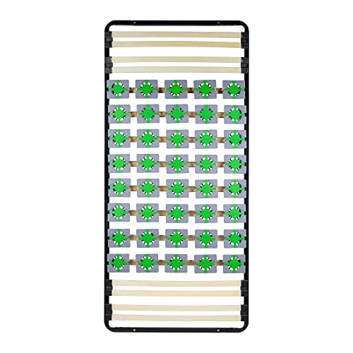 i-flair Tellerlattenrost 80x200 cm, Lattenrahmen Ergo IF56 mit Tellerfedern - für alle Matratzen und Betten geeignet von i-flair